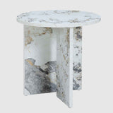 Wooden Side Table 40cm Wide Round - Aura