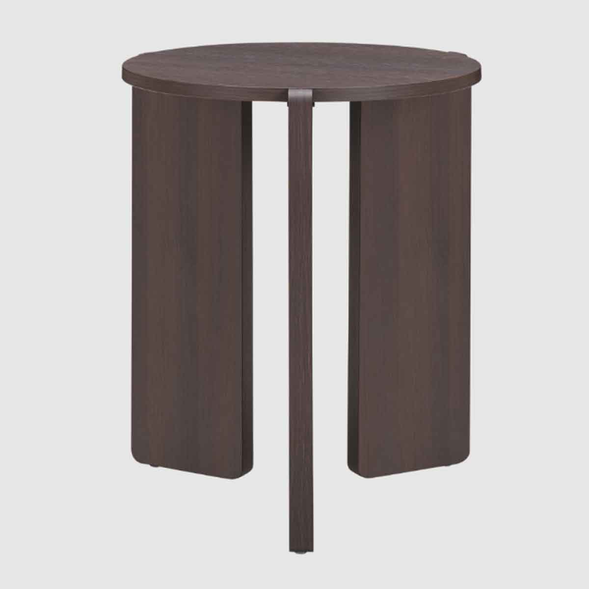 Wooden Side Table 40cm Wide Round - Halo
