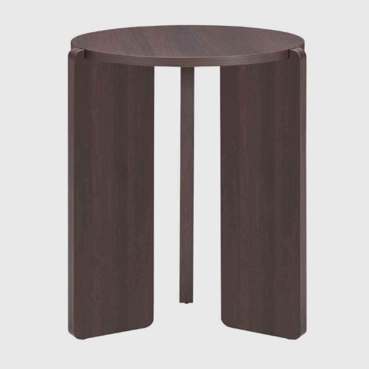 Wooden Side Table 40cm Wide Round - Halo