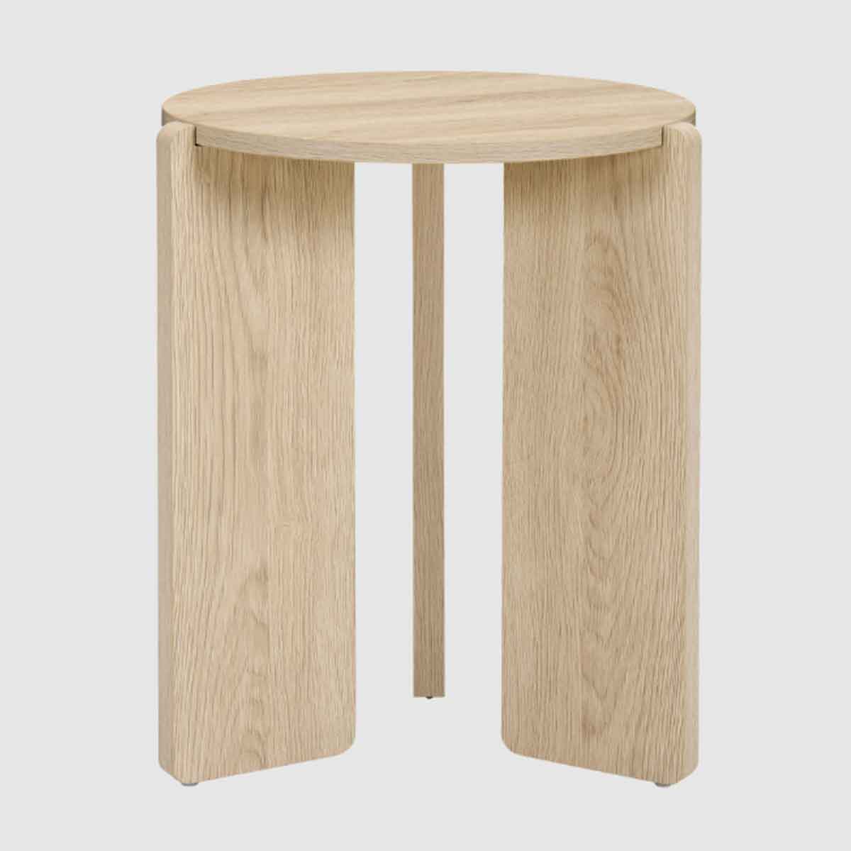 Wooden Side Table 40cm Wide Round - Halo