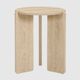 Wooden Side Table 40cm Wide Round - Halo