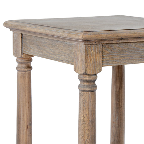 Wooden Side Table 41cm Wide Square - Emile