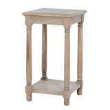 Wooden Side Table 41cm Wide Square - Emile