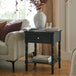 Wooden Side Table 48cm Wide With 1 Drawer - Contour