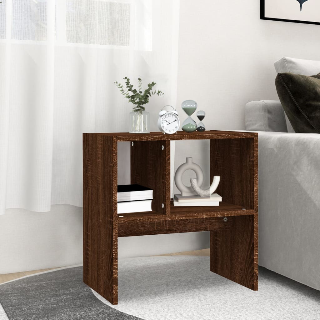 Wooden Side Table 50cm Wide - Vantage Home