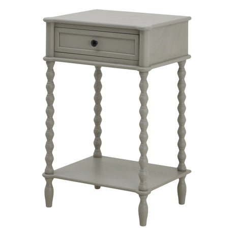 Wooden Side Table 50cm Wide With 1 Drawer - Camden