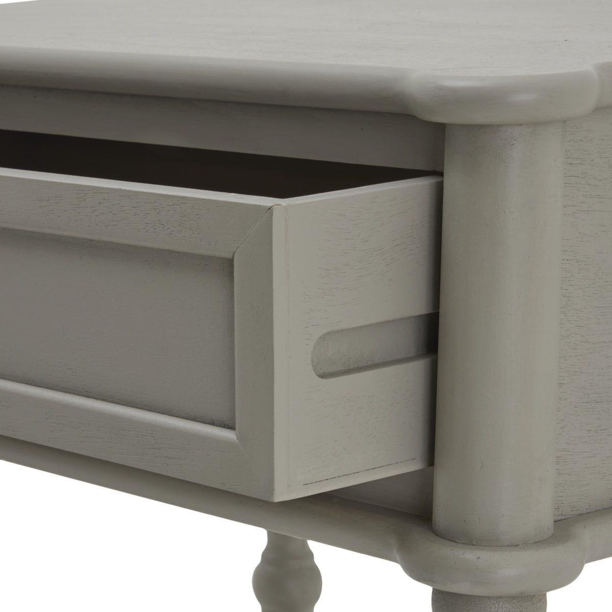 Wooden Side Table 50cm Wide With 1 Drawer - Camden