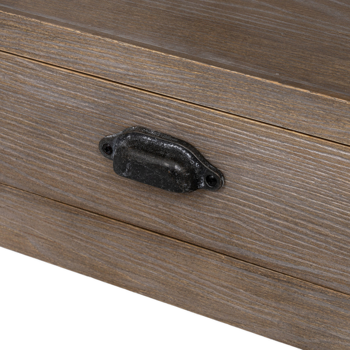 Wooden Side Table 50cm Wide With 1 Drawer - Haldon