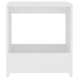 Wooden Side Table 50cm Wide With Bookshelf - Vantage Home