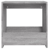 Wooden Side Table 50cm Wide With Bookshelf - Vantage Home