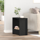 Wooden Side Table 50cm Wide With Bookshelf - Vantage Home
