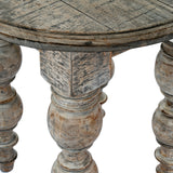Wooden Side Table 60cm Wide Round - Rutland