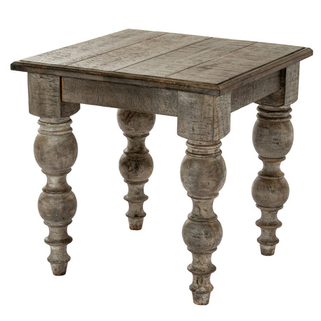 Wooden Side Table 60cm Wide Square - Rutland