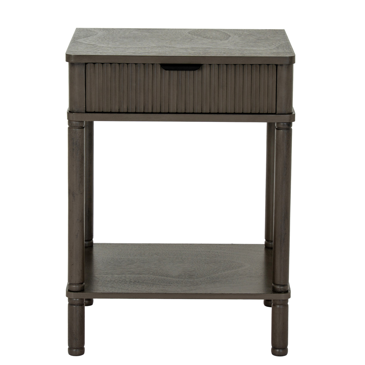 Wooden Side Table 61cm Wide With 1 Drawer - Reed