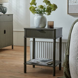 Wooden Side Table 61cm Wide With 1 Drawer - Reed
