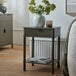 Wooden Side Table 61cm Wide With 1 Drawer - Reed