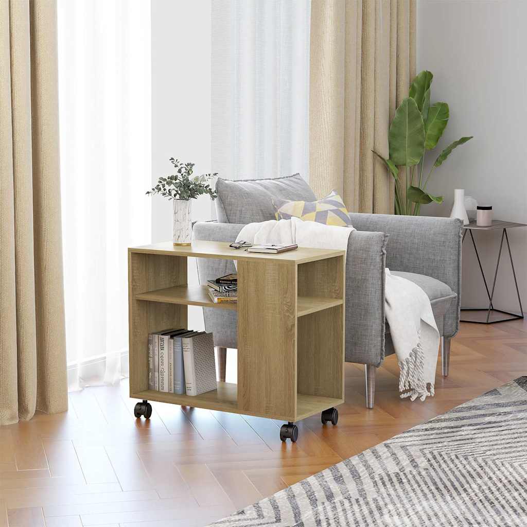 Wooden Side Table 70cm Wide - Vantage Home