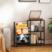 Wooden Side Table 84cm Wide With 1 Drawer And Magazine Rack - Velmora