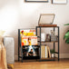 Wooden Side Table 84cm Wide With 1 Drawer And Magazine Rack - Velmora