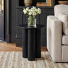 Wooden Side Table Round - Lane