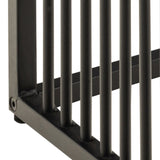 Wooden Side Table Square in Marble Effect - Strington