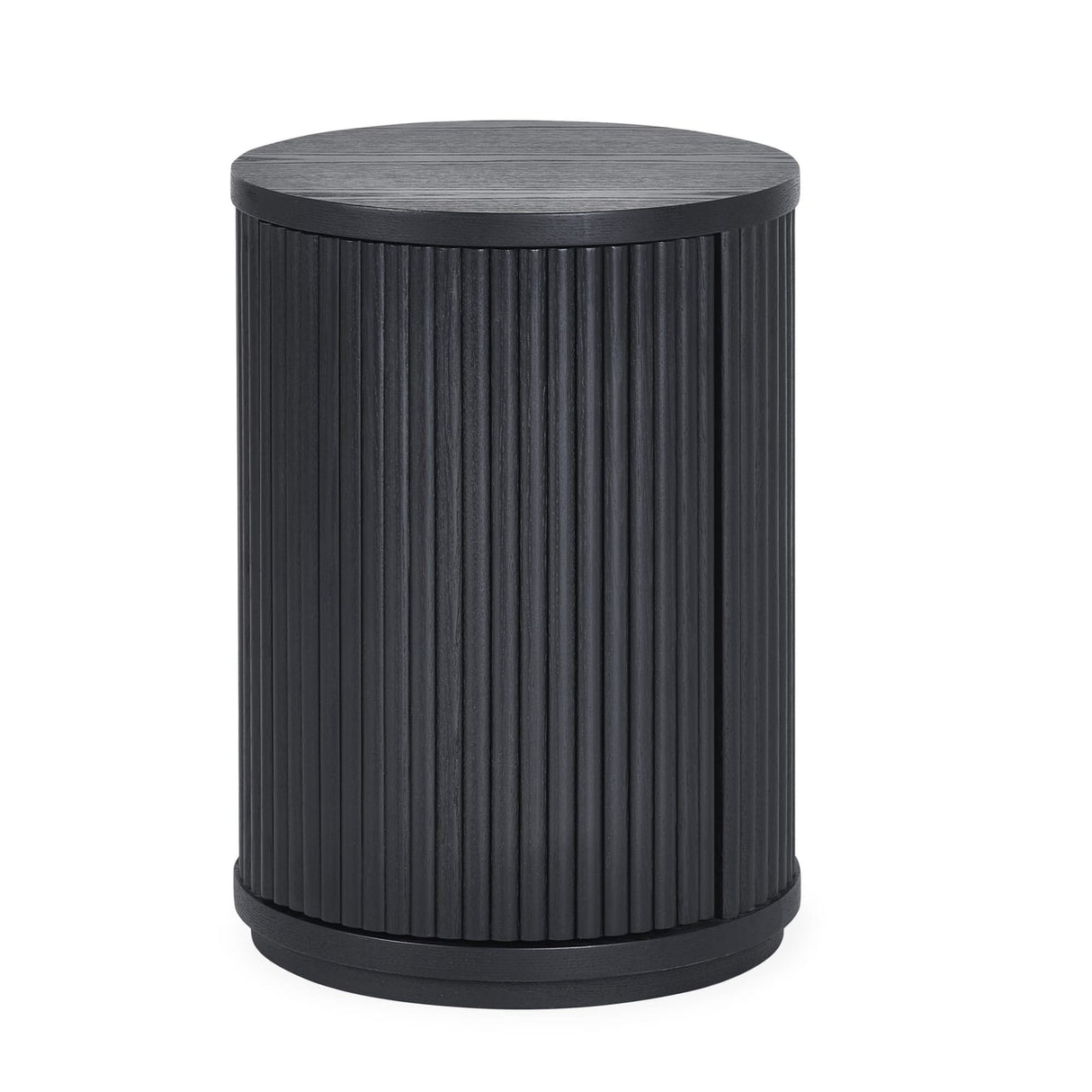 Wooden Side Table With 1 Door - Louis
