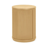 Wooden Side Table With 1 Door - Louis