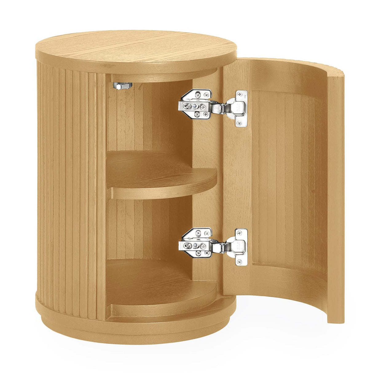 Wooden Side Table With 1 Door - Louis