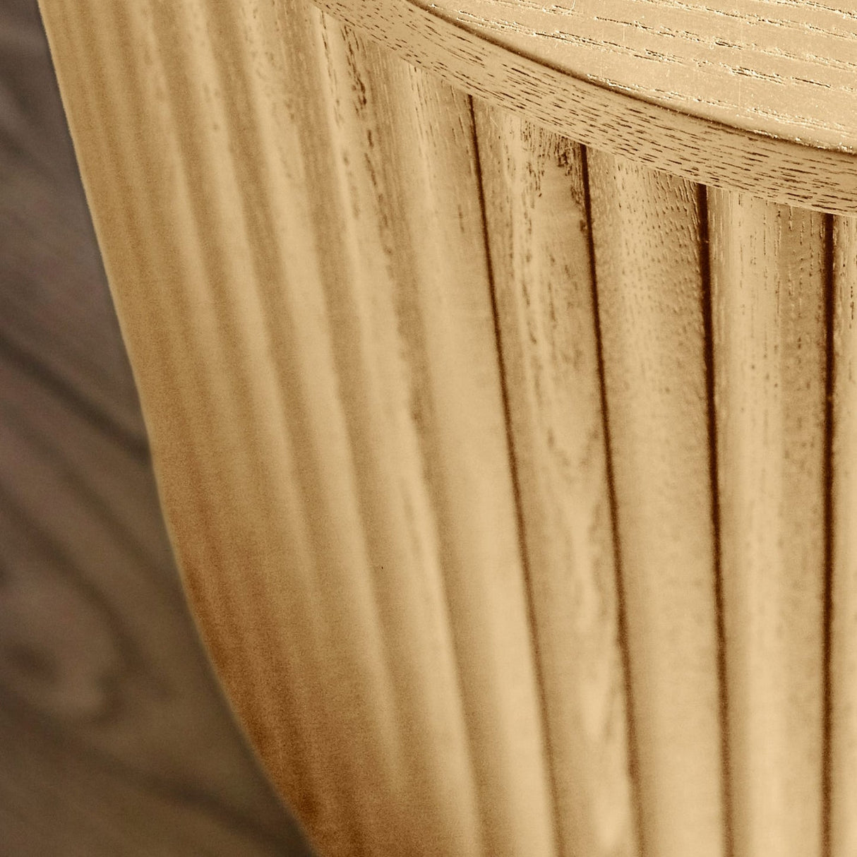 Wooden Side Table With 1 Door - Louis