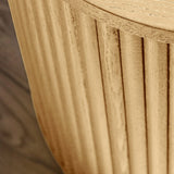 Wooden Side Table With 1 Door - Louis