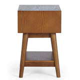 Wooden Side Table With 1 Drawer - Lowry