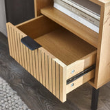 Wooden Side Table With 1 Drawer - Sia