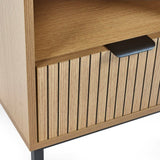 Wooden Side Table With 1 Drawer - Sia