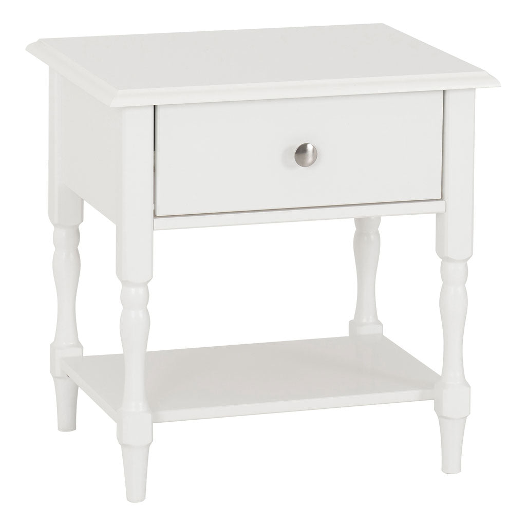 Wooden Side Table With 1 Drawer - Stratford