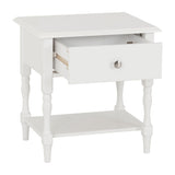 Wooden Side Table With 1 Drawer - Stratford