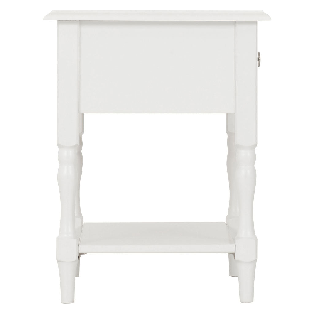 Wooden Side Table With 1 Drawer - Stratford