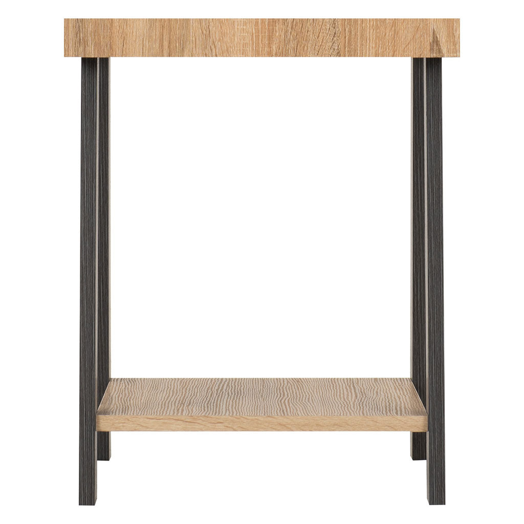 Wooden Side Table With Undershelf - Eddie