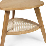 Wooden Side Table With Undershelf - Vera