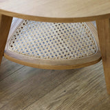 Wooden Side Table With Undershelf - Vera