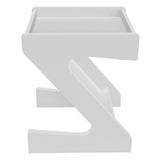 Wooden Side Table Z Shaped - Naples