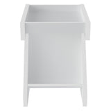 Wooden Side Table Z Shaped - Naples