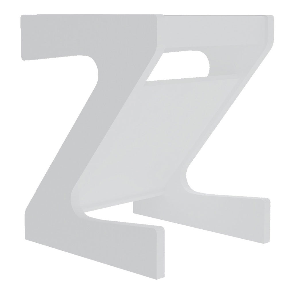 Wooden Side Table Z Shaped - Naples