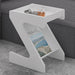 Wooden Side Table Z Shaped - Naples