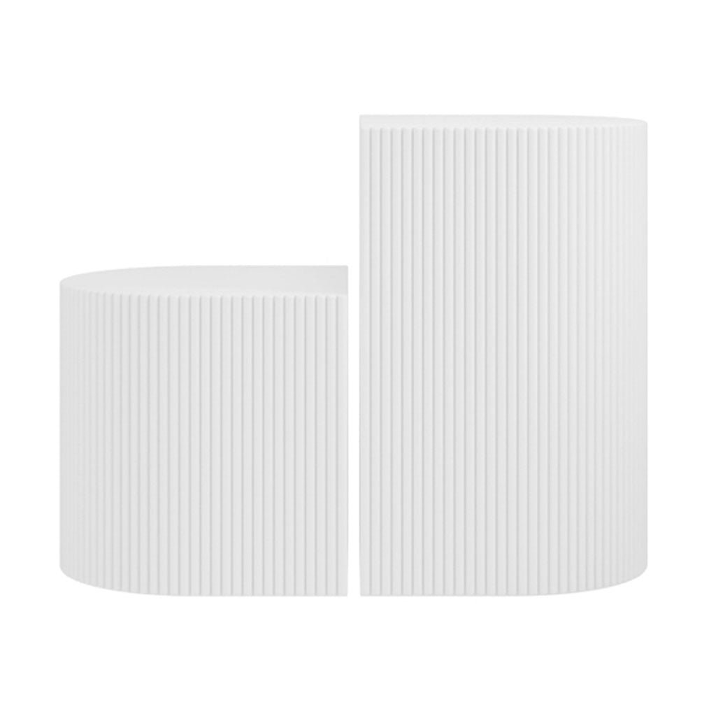 Wooden Side Tables in Set Of 2 - Reed