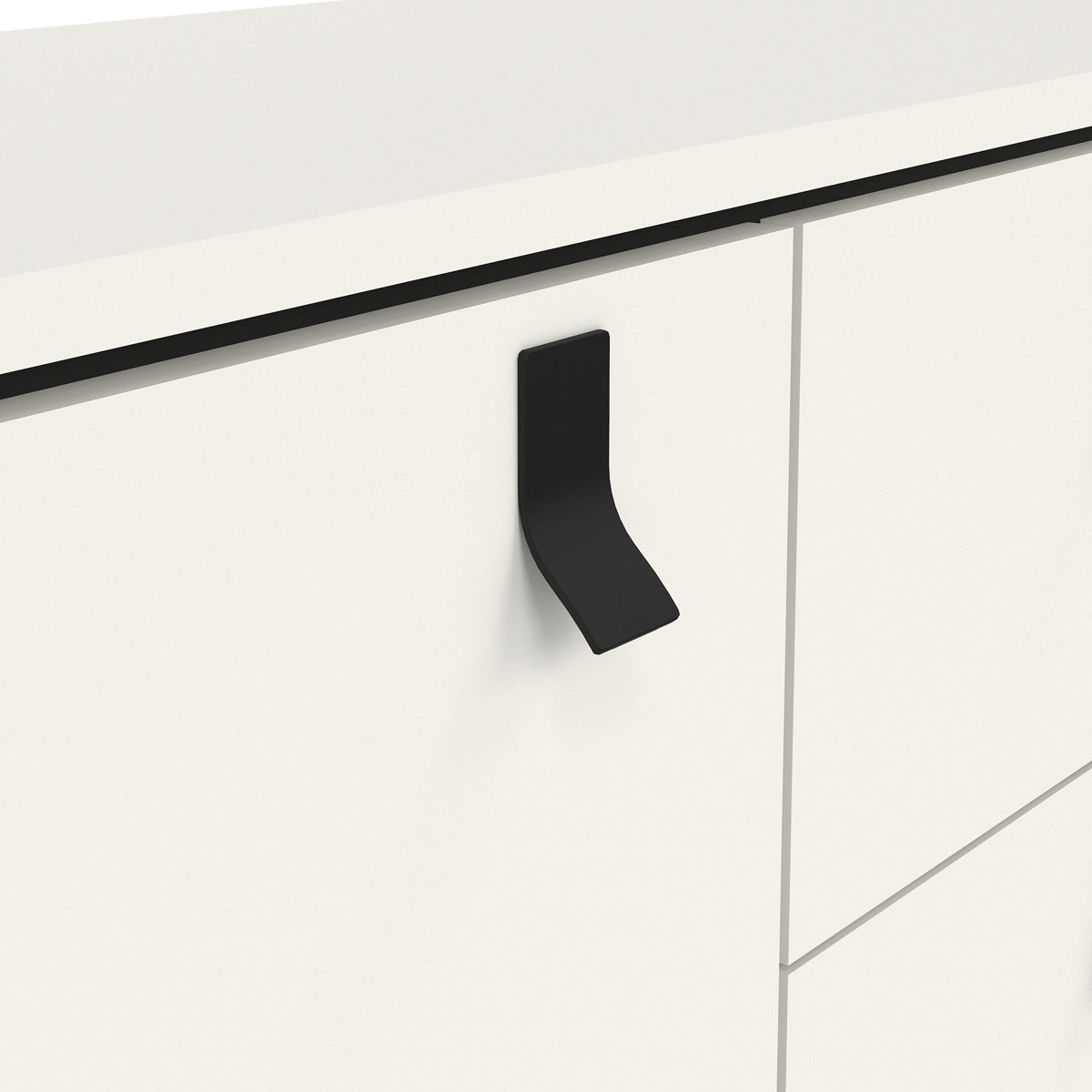 Wooden Sideboard With 1 Door And 2 Drawers - Ry