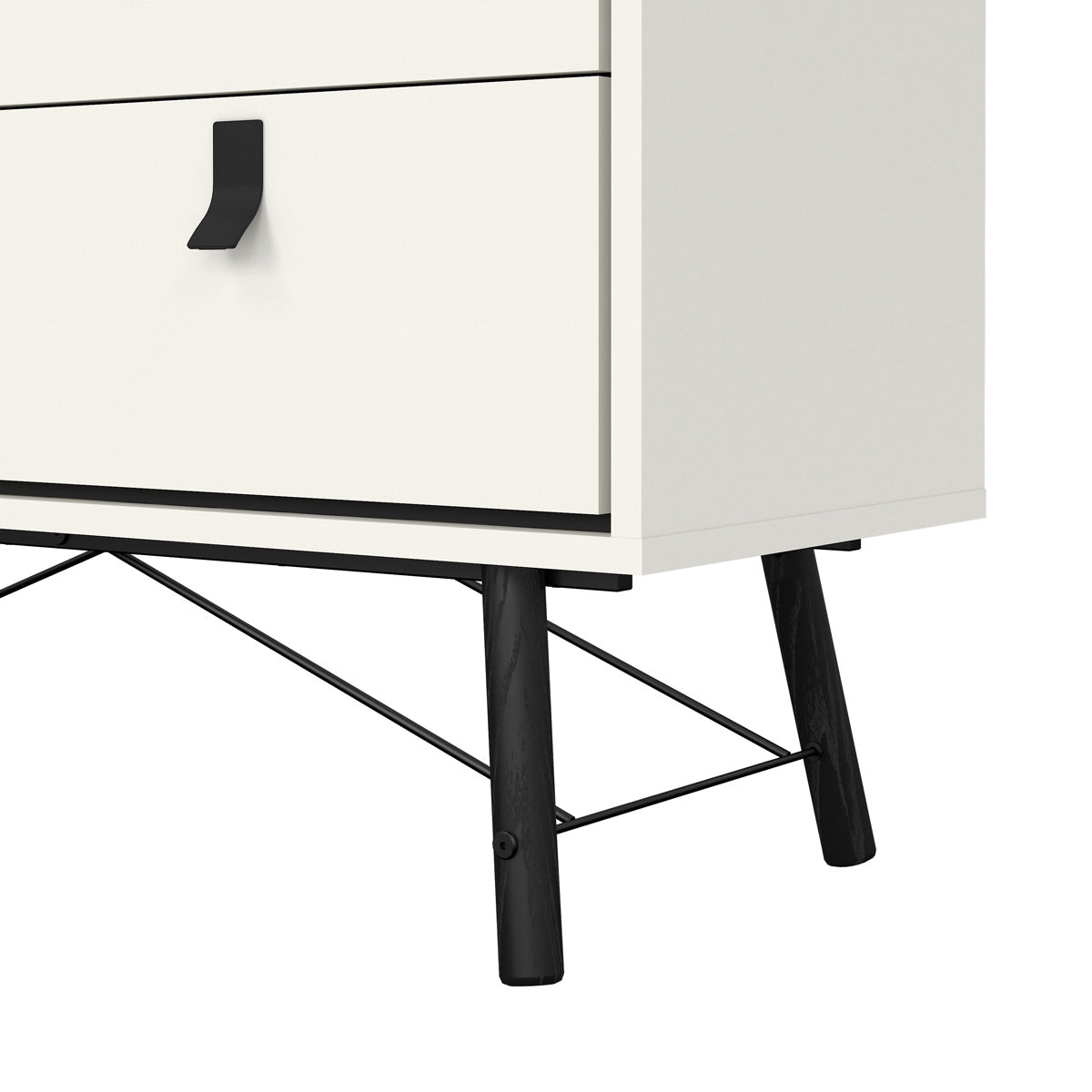 Wooden Sideboard With 1 Door And 2 Drawers - Ry