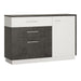 Wooden Sideboard With 1 Door And 2 Drawers - Zingaro
