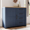 Wooden Sideboard With 1 Door And 4 Drawers - Bohol