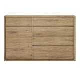 Wooden Sideboard With 1 Door And 5 Drawers - Shetland