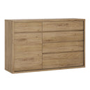 Wooden Sideboard With 1 Door And 5 Drawers - Shetland